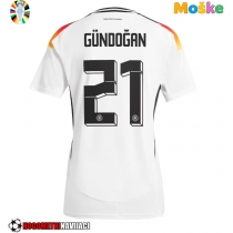 Moške Nogometnih dresov Nemčija Ilkay Gundogan #21 Domači EP 2024 Kratki rokavi